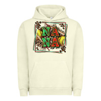 Pigment Pistachio softball nana with leopard Urban Hoodie - Zillion Design Studio