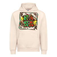 Sandshell softball nana with leopard Urban Hoodie - Zillion Design Studio