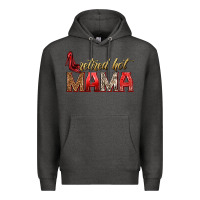 Charcoal Heather retired hot mama Premium Hoodie - texasbilliewilder