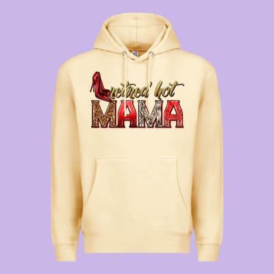 Retired Hot Mama Premium Hoodie Designed By Texasbilliewilder
