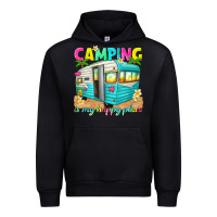 Black camping is my happy place Urban Hoodie - texasbilliewilder