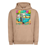 Pigment Burro camping is my happy place Urban Hoodie - texasbilliewilder