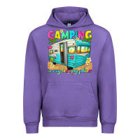 Tulip camping is my happy place Urban Hoodie - texasbilliewilder