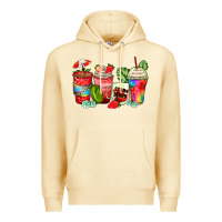 Pina Colada strawberry coffee cups Premium Hoodie - Zillion Design Studio