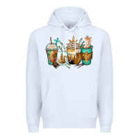 White jesus coffee cups Premium Hoodie - Zillion Design Studio