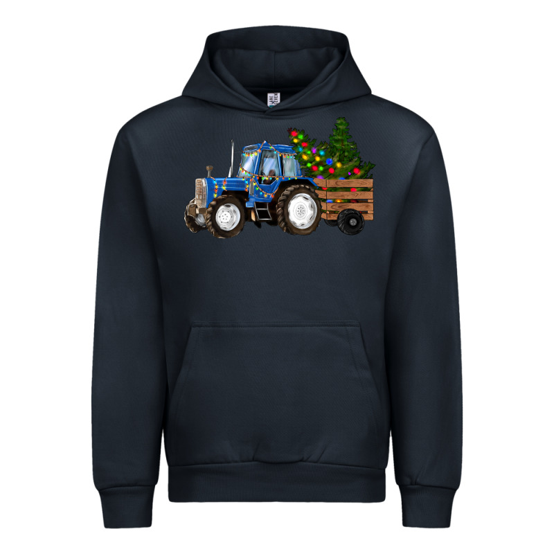 Christmas Farm Tractor Urban Hoodie by RanaPortraitStore | Teevron