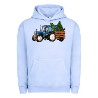 Pigment Grape Ice Christmas farm tractor Urban Hoodie - RanaPortraitStore