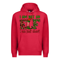 Cardinal i am not an elf i am just short christmas Premium Hoodie - RanaPortraitStore