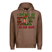 Chestnut i am not an elf i am just short christmas Premium Hoodie - RanaPortraitStore