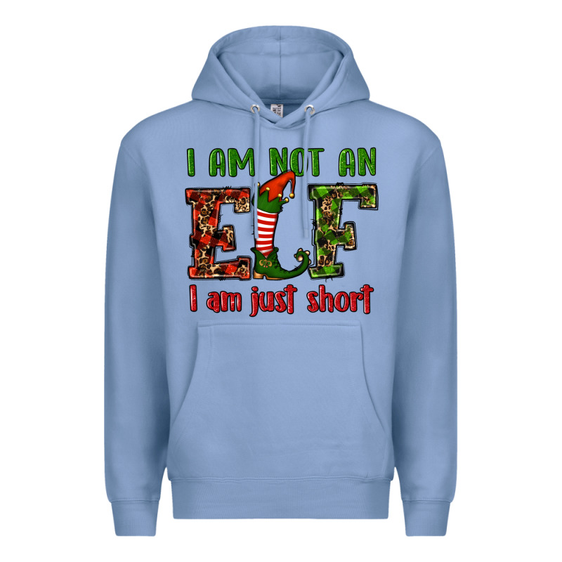 I Am Not An Elf I Am Just Short Christmas Premium Hoodie by RanaPortraitStore | Teevron
