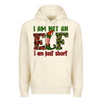 Sandshell i am not an elf i am just short christmas Premium Hoodie - RanaPortraitStore