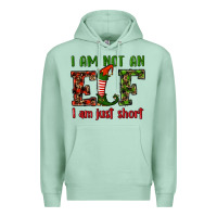 Seafoam i am not an elf i am just short christmas Premium Hoodie - RanaPortraitStore