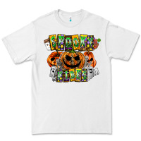 White Spooky Vibes Premium Tee - CowhideDigitalArt