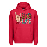 Cardinal rockin the mom life mothers day Premium Hoodie - texasbilliewilder