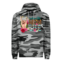 Slate Camo rockin the mom life mothers day Premium Hoodie - texasbilliewilder