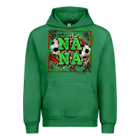 Emerald soccer nana with leopard Urban Hoodie - Zillion Design Studio