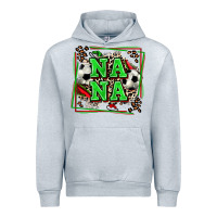 Heather Grey soccer nana with leopard Urban Hoodie - Zillion Design Studio