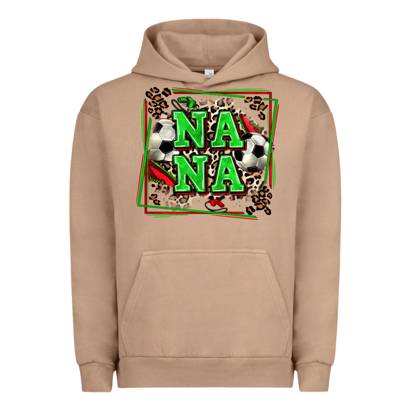 Soccer Nana With Leopard Urban Hoodie by Zillion Design Studio | Teevron
