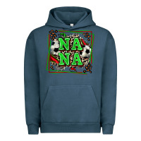 Pigment Midnight Navy soccer nana with leopard Urban Hoodie - Zillion Design Studio