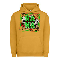 Pigment Peanut Butter soccer nana with leopard Urban Hoodie - Zillion Design Studio
