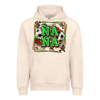 Sandshell soccer nana with leopard Urban Hoodie - Zillion Design Studio