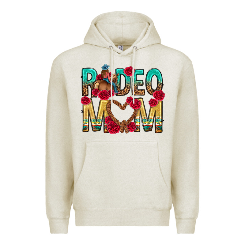 Rodeo Mom Mothers Day Premium Hoodie by texasbilliewilder | Teevron