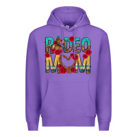 Purple rodeo mom mothers day Premium Hoodie - texasbilliewilder