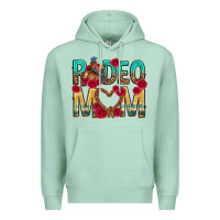 Seafoam rodeo mom mothers day Premium Hoodie - texasbilliewilder