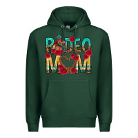 Sports Green rodeo mom mothers day Premium Hoodie - texasbilliewilder