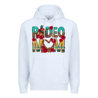 White rodeo mom mothers day Premium Hoodie - texasbilliewilder
