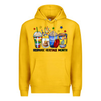 Lemon hispanic heritage month coffee cups Premium Hoodie - Zillion Design Studio