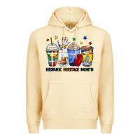 Pina Colada hispanic heritage month coffee cups Premium Hoodie - Zillion Design Studio