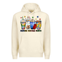 Sandshell hispanic heritage month coffee cups Premium Hoodie - Zillion Design Studio