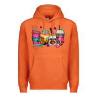 Carrot hairstylist coffee cups Premium Hoodie - Zillion Design Studio