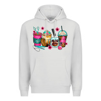 Dove Grey hairstylist coffee cups Premium Hoodie - Zillion Design Studio