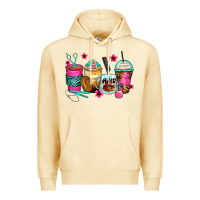 Pina Colada hairstylist coffee cups Premium Hoodie - Zillion Design Studio