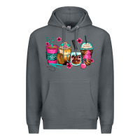 Rock hairstylist coffee cups Premium Hoodie - Zillion Design Studio