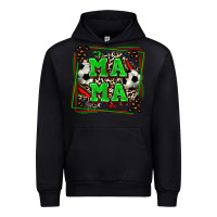 Black soccer mama with leopard Urban Hoodie - Zillion Design Studio