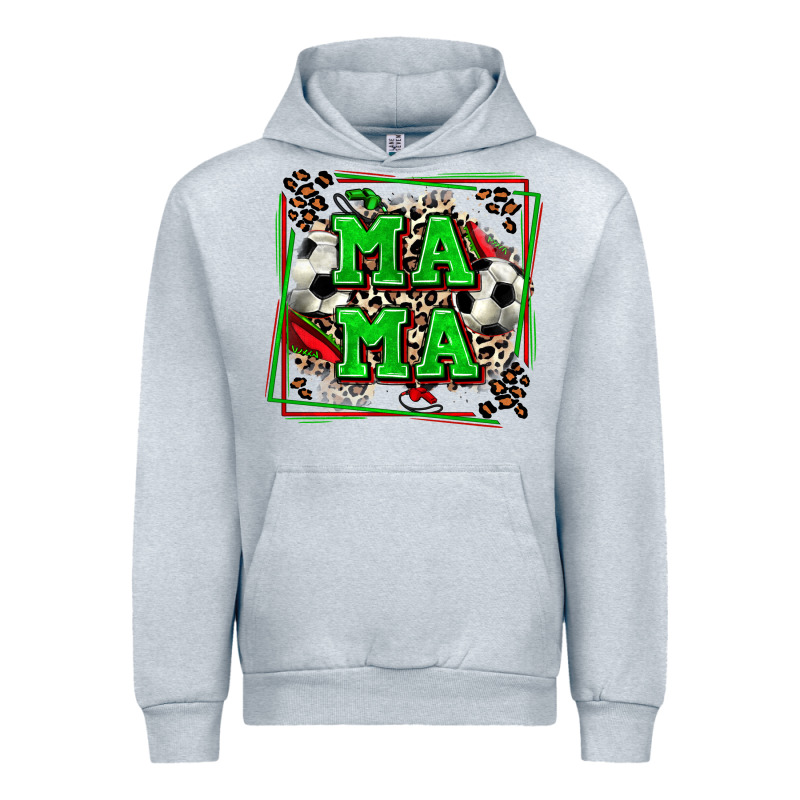 Soccer Mama With Leopard Urban Hoodie by Zillion Design Studio | Teevron