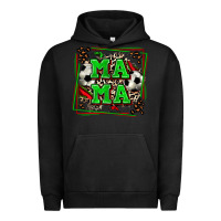 Pigment Black soccer mama with leopard Urban Hoodie - Zillion Design Studio