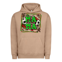 Pigment Burro soccer mama with leopard Urban Hoodie - Zillion Design Studio