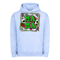 Pigment Grape Ice soccer mama with leopard Urban Hoodie - Zillion Design Studio