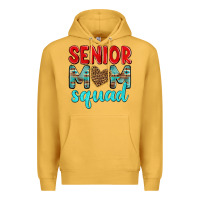 Mustard senior mom squad Premium Hoodie - texasbilliewilder
