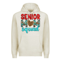 Oatmeal Heather senior mom squad Premium Hoodie - texasbilliewilder