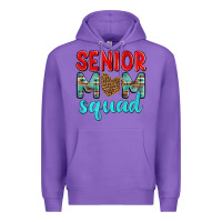 Purple senior mom squad Premium Hoodie - texasbilliewilder