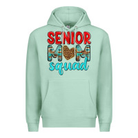 Seafoam senior mom squad Premium Hoodie - texasbilliewilder