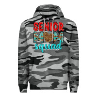 Slate Camo senior mom squad Premium Hoodie - texasbilliewilder