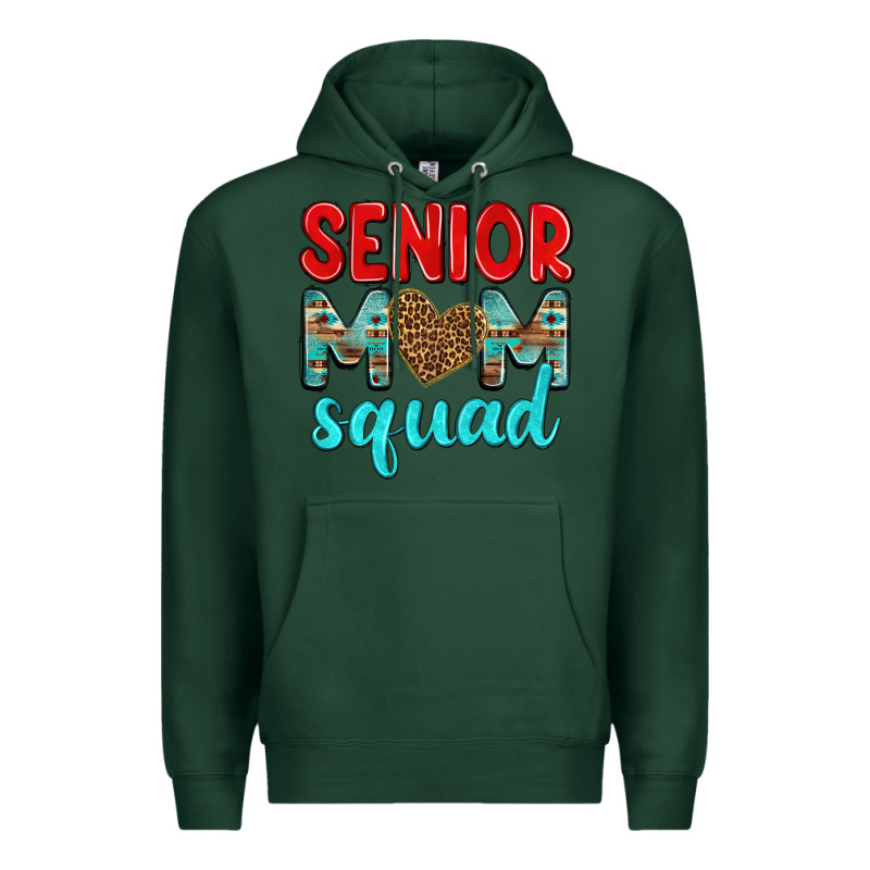 Senior Mom Squad Premium Hoodie by texasbilliewilder | Teevron