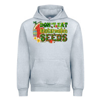 Heather Grey dont eat watermelon seeds with summer Urban Hoodie - texasbilliewilder