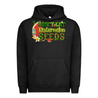 Pigment Black dont eat watermelon seeds with summer Urban Hoodie - texasbilliewilder